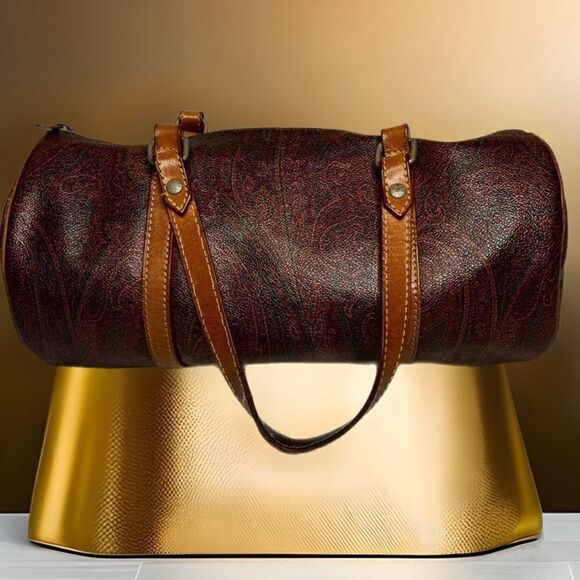 AUTH ETRO PAPILLON PAISLEY BAG - Picture 1 of 12